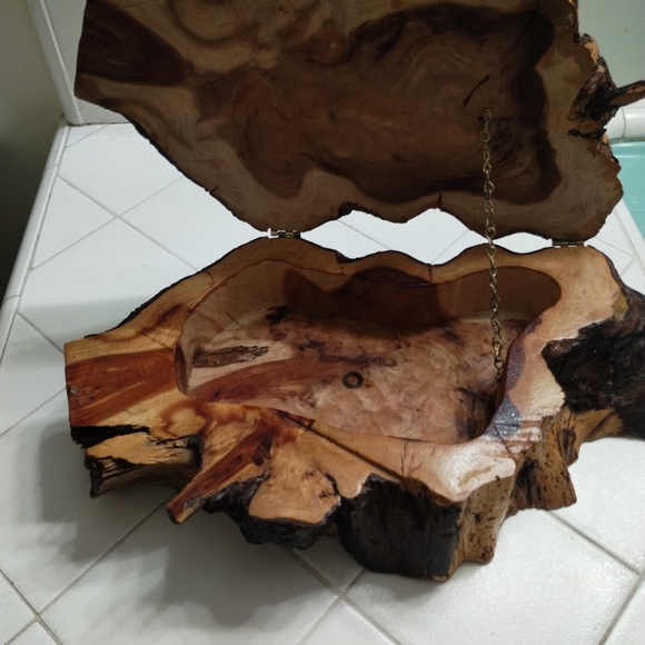 Custom wood jewelry box / conversation peace - Picture 4 of 4